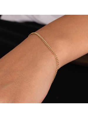 Hakan Mücevherat Spor Zincir 14 Ayar Altın Bileklik