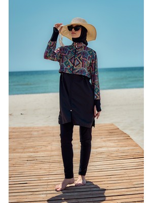 Tam Kapalı Tesettür Mayo Hale R2502