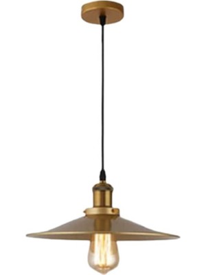 Normadia Eskitme Metal Sarkıt Avize, 40CM, Retro Tarz, Şık Aydınlatma