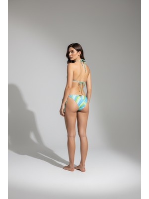 Argento Yeni Sezon Üçgen Bikini Takımı Desenli