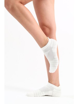 The Huez 2 Çift Havlu Patik Kadın Çorabı,nefes Alabilen Pamuklu Yumuşak Çorap