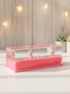 Dörtel Tedarik Hello Kitty Tasarımlı Batmayan Sulu Figür Hediyelik Biblo