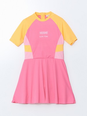 Lc Waikiki Yeni Sezon Hızlı Kuruyan Uv Korumalı Kız Çocuk Mayo