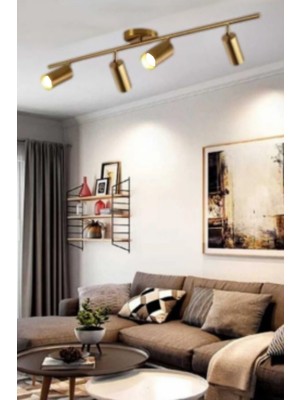 Normadia Modern Tasarımlı Beyaz Işık Spot Ledli 4’lü Cafe ve Mutfak Avizesi