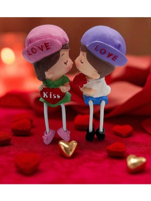 Dörtel Tedarik Bank Oturan 2'li Biblo Sevgili Hediyesi