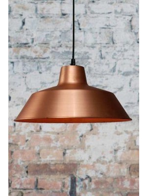 Normadia Retro Metal Bakır Sarkıt Avize 35 Cm, Şık ve Modern Tasarım