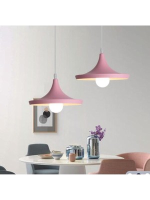 Normadia Ikili Çocuk Odası Sarkıt Pembe Avize, Genç Odası Aydınlatması