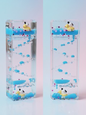 Dörtel Tedarik Sevimli Figürlü Değirmen Batmayan Sıvı Kum Saati