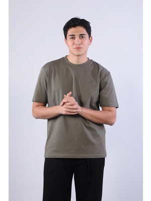 Mckanzie 2271 Baskı 2 O yaka 24*1 Süprem Oversize T-shirt