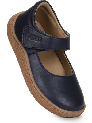 Kiko Kids Lida %100 Deri Günlük Kız Çocuk Babet Ayakkabı