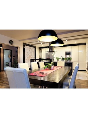 Normadia Modern Siyah ve Altın Renkli Metal Sarkıt Avize, 40CM, Genç Odası Için