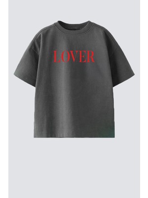 Monila Kız Çocuk Pamuklu Bisiklet Yaka Baskılı T-Shirt