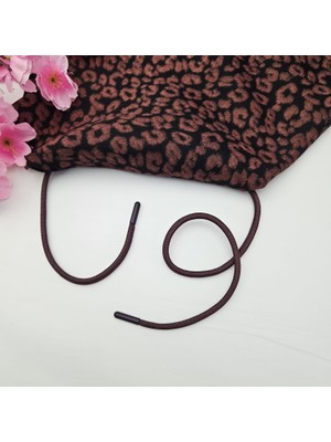 Kaf Kumaş Özel Uçlamalı Kordon Bağcık | Sweatshirt-Eşofman Ipi 1 Adet
