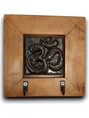 Toprakana Art Ohm Duvar Panosu Anahtarlık Askılık Tablo 14,5×14,5×2,5 (Cm)