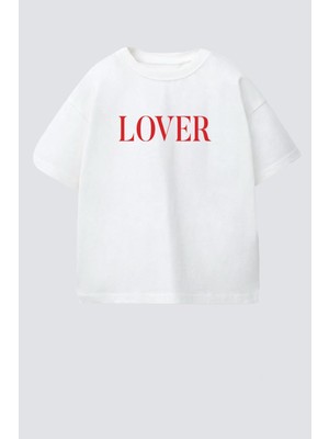 Monila Kız Çocuk Pamuklu Bisiklet Yaka Baskılı T-Shirt