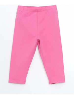 Lc Waikiki Yeni Sezon Beli Lastikli 3/4 Boy Kız Çocuk Tayt