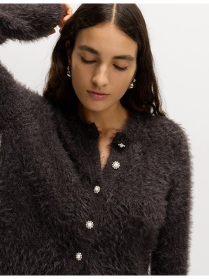 Marks & Spencer Düğme Detaylı Triko Hırka