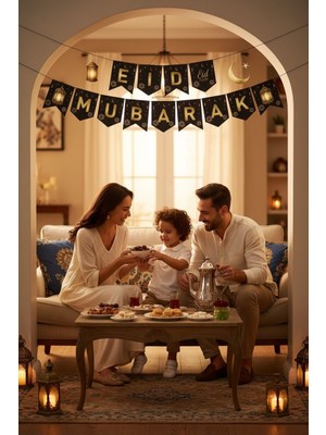 Cadde Süs Ramazan Eid Mubarak Banner