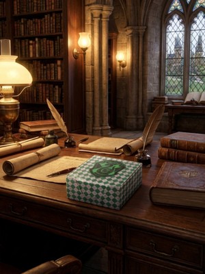 Gifi Küp Bloknot Harry Potter Hogwarts Tasarım Lisanslı Orijinal Yeşil