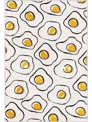 Homefesto Modern Dekoratif Yıkanabilir Kaymaz Taban Halı – İnce, Yumuşak Salon Halısı, Mutfak Halısı ve Yolluk