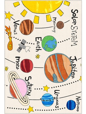 Homefesto Modern Dekoratif Yıkanabilir Kaymaz Taban Halı – İnce, Yumuşak Salon Halısı, Mutfak Halısı ve Yolluk