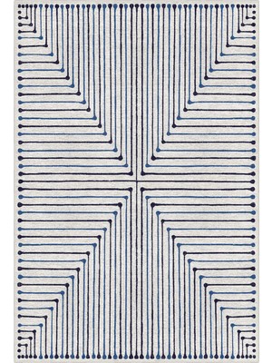 Homefesto Modern Dekoratif Yıkanabilir Kaymaz Taban Halı – İnce, Yumuşak Salon Halısı, Mutfak Halısı ve Yolluk