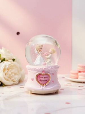 Tohana Maxi Boy Büyük Aşk Işıklı Püskürtmeli Müzikli Kar Küresi