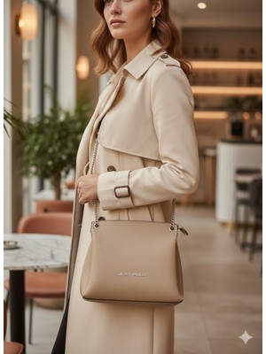 Just Polo Orijinal Just Kadın Omuz Çantası - Yeni Sezon Zincir Askılı Şık Tasarım 6082