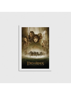 Domirus The Lord Of The Rings: The Fellowship Of The Ring (2001) Film Posteri Çerçevesiz Poster Duvar Dekorasyonu