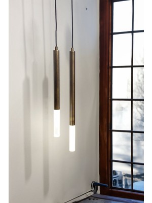 Normadia Uzun Kollu Eskitme Renk Kaplama LED Sarkıt ve Aydınlatma Seti