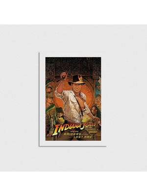 Domirus Indiana Jones Raiders Of The Lost Ark (1981) Film Posteri Çerçevesiz Poster Duvar Dekorasyonu
