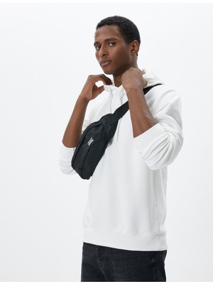 Koton Basic Kapşonlu Sweat Uzun Kollu Şardonlu