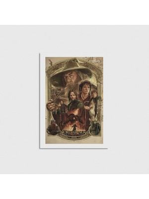 Domirus The Lord Of The Rings: The Fellowship Of The Ring (2001) Film Posteri Çerçevesiz Poster Duvar Dekorasyonu