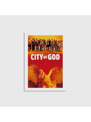 Domirus City Of God (2002) Film Posteri Çerçevesiz Poster Duvar Dekorasyonu