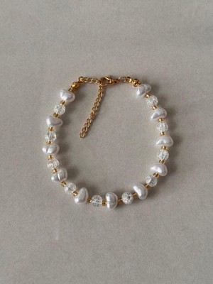 Hercy Cam Boncuk ve Barok Incili Bileklik | Şık Bileklik