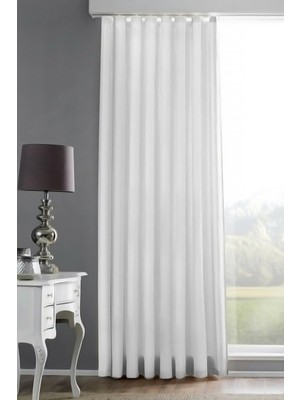 Paşamanlar Düz Pile Beyaz Saten Güneşlik – Kornişe Hazır, Şık ve Dökümlü, Salon & Yatak Odası Uyumlu