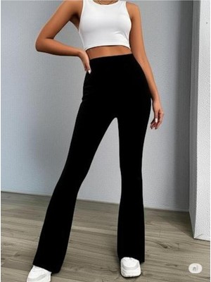 Eceylül Moda Scuba Krep Ispanyol Paça Tayt(Kısa Süreliğine Lansman Fiyatı)