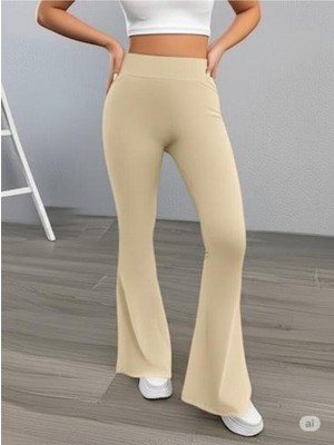 Eceylül Moda Scuba Krep Ispanyol Paça Tayt(Kısa Süreliğine Lansman Fiyatı)