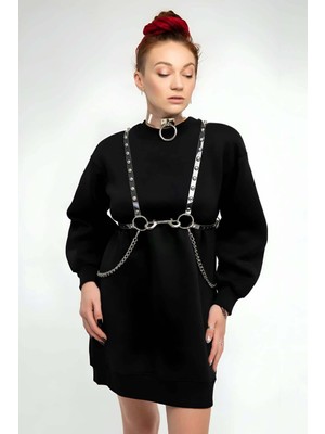 Marsilyan Şık - Şeffaf Kemer ve Choker Takım - APFT826