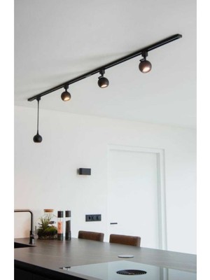 Normadia 2 Metre LED Spot Ray, Küre Avize ve Pana Sonic Ampul Seti