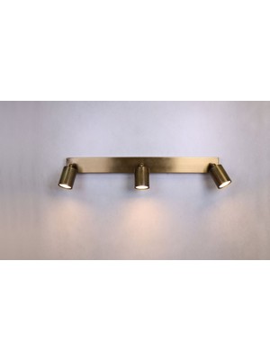 Normadia Eskitme Tasarımlı Üçlü LED Panosomik Aplik ve Avize Hareketli Başlık