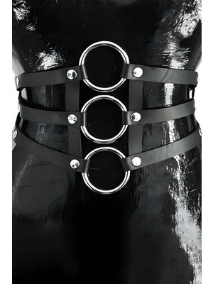 Marsilyan Fantazi Giyim Deri Korse - APFT436