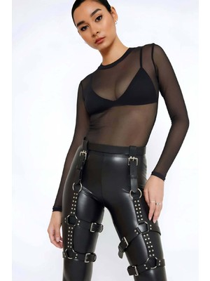 Marsilyan Deri Kemer Bacak Harness - APFT862