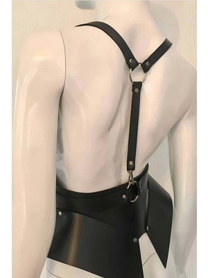 Marsilyan Omuz Askılı Önden Bağlanan Ayarlanabilir Şık Kadın Deri Kemer - APFT616