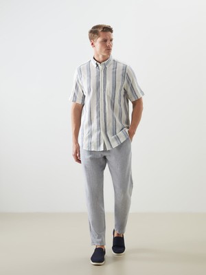 Lc Waikiki Yeni Sezon Standart Kalıp Keten Karışımlı Erkek Chino Pantolon