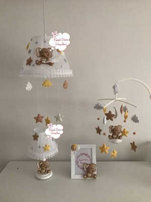 Normadia Sevimli Bebek Çocuk Odası Avize Seti, Renkli ve Şık Tasarım