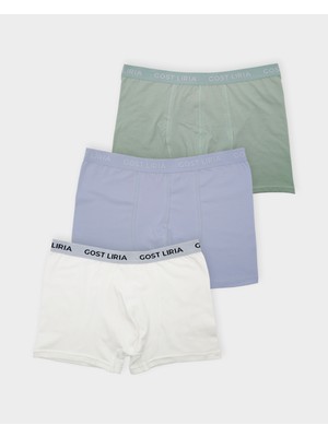 GOST LİRİA Cheerfull  Erkek Boxer – 3’lü Paket -Çok Renkli