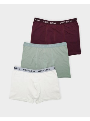 GOST LİRİA Twinkle  Erkek Boxer – 3’lü Paket -Çok Renkli