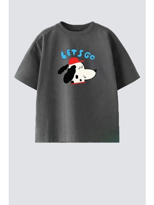 Monila Erkek Çocuk Pamuklu Bisiklet Yaka Baskılı T-Shirt