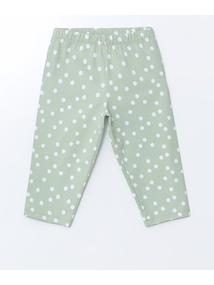 Lc Waikiki Yeni Sezon Beli Lastikli Puantiyeli Kız Çocuk Tayt